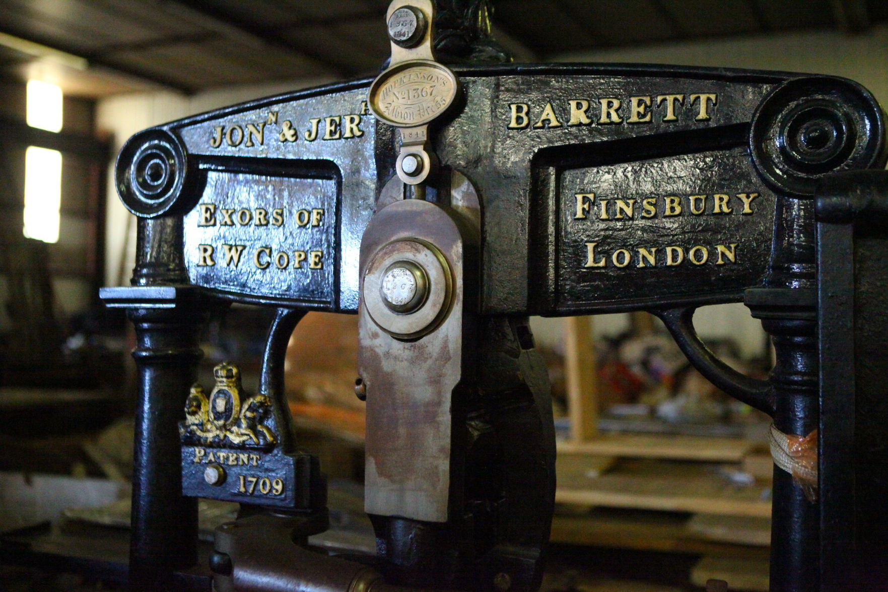 Ed Regan's Printing Presses